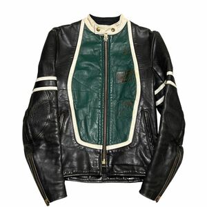 80s VANSON バンソン シングルライダース レザージャケット RJP TALONジップ USA製 アメカジ ヴィンテージ最終値下