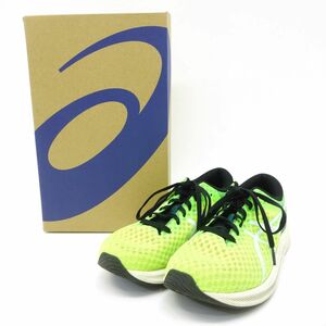 116 asics/アシックス HYPER SPEED2 ワイド 25cm イエロー 1011B494-750 ランニングシューズ ジョギング ※中古