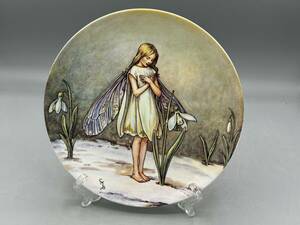 希少 ウェッジウッド シシリー シセリー メアリー バーカー 花 妖精 スノードロップ 絵皿 飾り皿 (795) レア