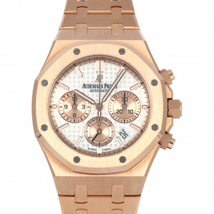 オーデマ・ピゲ AUDEMARS PIGUET ロイヤルオーク クロノグラフ 26315OR.OO.1256OR.01 シルバー文字盤 中古 腕時計 メンズ