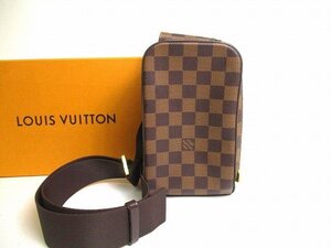 【新品同様】 ルイヴィトン LOUIS VUITTON ダミエ ジェロニモス ボディバッグ ウエストバック ベルトバッグ メンズ レディース