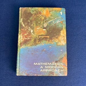 【 MATHEMATICS A MODERN APPROACH 1 1971年代 発行 】WILCOX YARNELLE 数学 問題集 英語書籍 洋書 古書 古本 eBay digjunkmarket