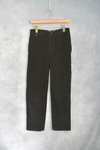 【 ラルフローレン 細畝 】 polo ralph lauren ストレッチ コーデュロイ テーパード スラックス / size 30 / ダークオリーブ パンツ