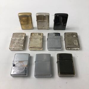 ★E10277/ZIPPO ジッポー/オイルライター/ベネチアン柄/グアム/スパイラルハート 等/1988 他/シルバー/まとめて/計10点セット/火花OK含 す