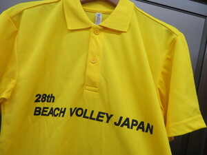 28thビーチバレーボールジャパン　ポロシャツ　BEACH　VOLLEY　JAPAN