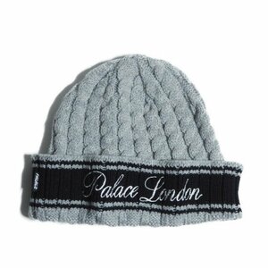 B9801f3　▲Palace skateboards パレススケートボーズ▲　21AW CABLE KNIT BEANIE ビーニー ニットキャップ グレー 秋冬 rb
