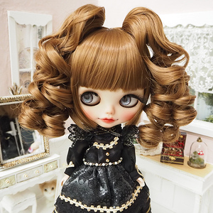 ネオブライス ウィッグ 姫バング ドリィスパイラル マロンブラウン 10インチ/ドール Blythe Pulip プーリップ