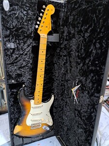 Fender USA ストラトキャスター NAMM 2007 LIMITED カスタム・レリック仕様 アビゲイル・イバラ女史 手巻き 69strat ピックアップ