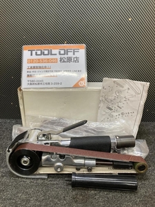 013♪おすすめ商品♪メーカー不明 PNEUMATIC TOOL 常圧エアベルトサンダ BELT SANDER 型式不明 16000RPM カプラプラグ欠品 簡