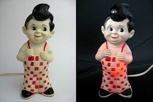 レア！ 1970’s BOBS ボブズ BIG BOY ビッグボーイ ソフビ ビンテージ ランプ 検 企業物 レストラン TOY ハンバーガー 貯金箱 マクドナルド