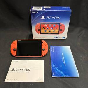 CLK906T 初期化済 PSVITA PCH-2000 本体 ネオン・オレンジ