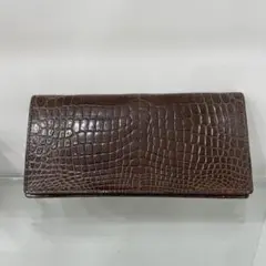 【美品】genuine crocodile skin 長財布