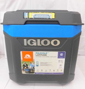 IGLOO/イグルー MAXCOLD LATITUDE 58L(62QT）マックスコールド クーラーボックス キャスター付 アウトドア 現場仕事 中古