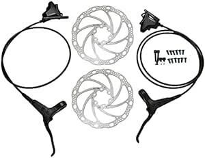 TEKTRO HD-R280 Flat Mount Hydraulic Disc Brake Set Dual Piston, F