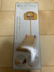 新品 未開封　新品 未開封　コンパクト卓上スポーツゲーム　　バスケットボール　木製おもちゃ インテリア