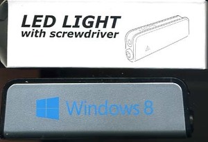 Win8柄『LED LIGHT with screwdriver』