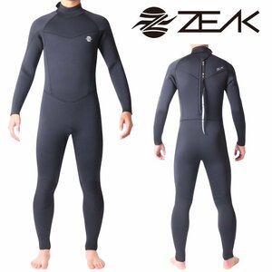 新品！1円～最低落札なし！ZEAK(ジーク) ウェットスーツ 男性用 5×3mm フルスーツ ウエットスーツ【M】