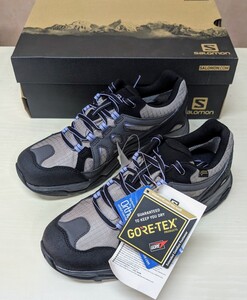 ※未使用品※レディース24.0◆SALOMON サロモン【EFFECT エフェクト GTX W】ブラウン(Frost Gray)◆GORE-TEX ゴアテックス◆トレッキング◆