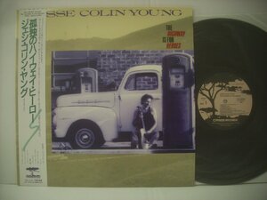 ■ 帯付 LP 　ジェシ・コリン・ヤング / 孤独のハイウェイ・ヒーロー JESSE COLIN YOUNG SSW 1987年 ALI-28063 ◇r60904