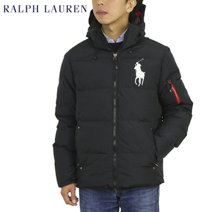 新品 アウトレット c89 Mサイズ ビッグポニー 刺繍 リップストップ ダウンジャケット パーカー polo ralph lauren ポロ ラルフ ローレン