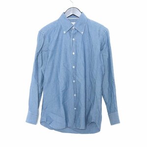 ORIAN シャンブレーシャツ XSサイズ ネイビー ORIAN-dw1 オリアン 長袖 l/s shirt