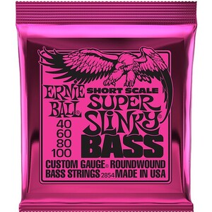 ERNIE BALL #2854 Short Scale Super Slinky Bass 040-100 アーニーボール ベース弦