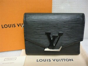 LOUIS VUITTON ヴィトン エピ 三つ折り コンパクト財布 ポルトフォイユ ヴィクトリーヌ M69218 黒 折財布 定形外郵便全国一律510円 B5-a