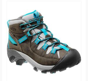 2.2万 良品 防水透湿 KEEN TARGHEE 2 MID ターギー II ミッド MID WP Women’s 女性用 US8 JP25cm 本革 トレッキングシューズ 登山靴