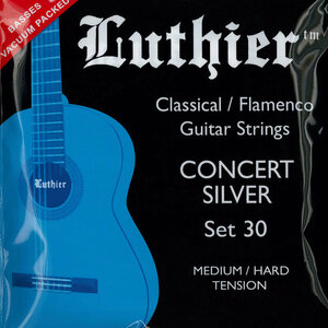 ★Luthier LU-30 クラシックギター / フラメンコギター 用 弦 MEDIUM/HARD TENSION 2セット★新品メール便