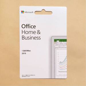 Microsoft Office Home and Business 2019 for Mac 永続版カード　実物発送　正規未開封　