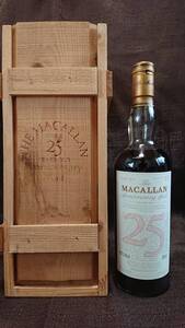 マッカラン アニバーサリー 25年 The MACALLAN　未開栓 箱付き