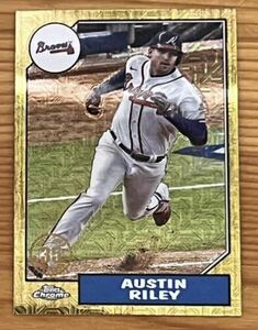 2022 Topps オースティン ライリー Austin Riley シルバーパック クローム 1987 Redux #T87C2-52