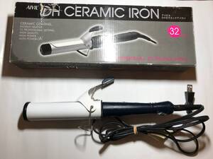 AIVIL/アイビル☆DH CERAMIC IRON/DHセラミックアイロン 32mm PROFESSIONAL CURLING IRON☆USED品