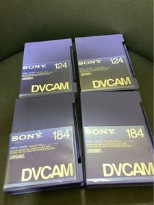 1円スタート!! SONY ソニー DVCAM 184 124 PDV-184N PDV-124N 4本まとめ売り!! 