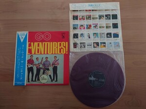 ★ベンチャーズ The Ventures★ゴー・ウィズ・ザ・ベンチャーズ GO WITH THE VENTURES★帯付★LPレコード★赤盤★中古品★内袋経年汚れ