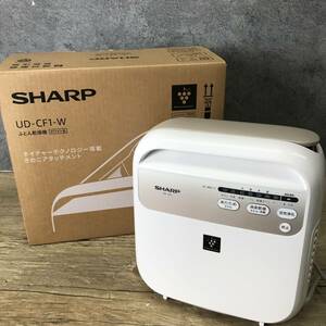 SHARP シャープ ふとん乾燥機 UD-CF1-W 2022年製 プラズマクラスター 動作品 24k菊-