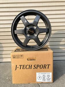 全国送料込■新品J-TECH S6■14×4.5J＋45 100/4H■軽自動車タントムーヴデリカミニラパンエッセミラウェイクN-BOXデイスルークスワゴンR