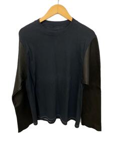 Maison Martin Margiela◆長袖Tシャツ/-/コットン/BLK/333-39443//