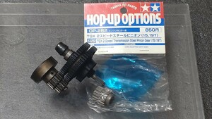 エンジンカー タミヤ 1/8 TGX-Mk.1 2スピードミッション 中古品 未使用 2スピードピニオン(15.19T) TG10 TGX等