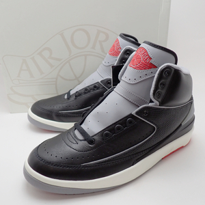 NIKE エアジョーダン2 レトロ 27.5cm 未使用 DR8884-001 タグ付き ブラック グレー ナイキ AIR JORDAN 2 RETRO スニーカー 質屋 神戸つじの