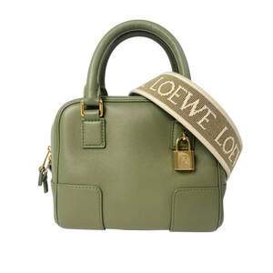 美品 ロエベ LOEWE レディース アマソナ 16 2way ショルダーバッグ ハンドバッグ 斜めがけ クロスボディ