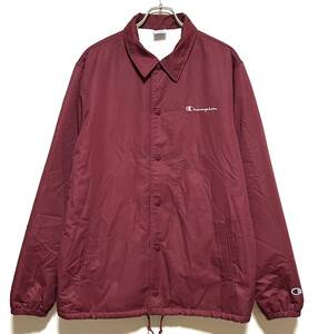 Champion ボア コーチ ジャケット（XL）バーガンディ チャンピオン アウター シェルパ 冬用 メンズ