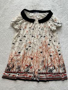 TSUMORI CHISATO size2 ウールワンピース ツモリチサト 難あり