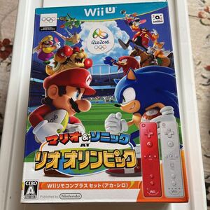 未開封 Nintendo Wii U マリオ&ソニックATリオオリンピック リモコンプラス セット ニンテンドー 任天堂 ウィーユー ゲームソフト 新品