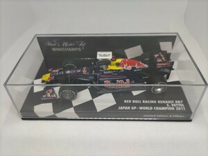 レッドブル RB7 ベッテル 日本GP ワールドチャンピオン 2011 ミニチャンプス 1/43