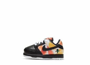 Nike SB TD Dunk Low "Raygun Tie-Dye/Black" 14cm CJ1396-001