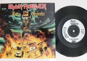 英7 Iron Maiden Holy Smoke / All In Your Mind EM153 EMI /00080