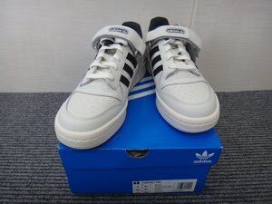 PRK007)adidas/アディダス/FOLUM LOW/フォーラムロー/スニーカー/IE7217/オービットグレー/コアブラック/カーボン/27cm/未使用/