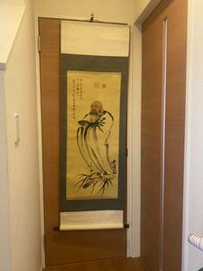 中国美術 掛軸 肉筆 仏画 清代骨董古畫