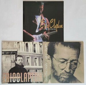 ERIC CLAPTON パンフ(7) 3冊 1993 1994 1995 JAPAN UK TOUR PROGRAMME 来日 日本公演 エリック クラプトン PROGRAM BOOK ツアー プログラム